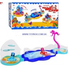 ZY Игра ZYC 1053 Крабики, 2 крабика, трек, в кор-ке, 39-23-13см