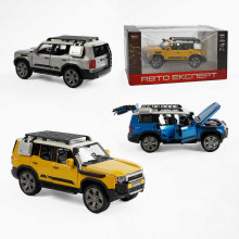 Джип RS-58097 Авто Експерт, 3 кольори, металопластик, масштаб 1:22, світло, звук, інерція, відчиняют