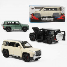Машинка 41107 Авто Експерт, 3 види, металопластик, 1:32, звук, світло, інерція, відкриваються двері,