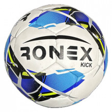 Мяч футбольний RX-KCK251 Grippy Ronex Kick білий-синій