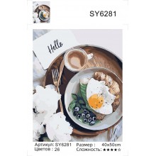 Набір для розпису по номерах SY6281 