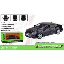 Машина мет. АВТОПРОМ арт. 68476 (48шт/2) 1:35 Audi RS 7 Sportback, бат., світло, звук, відкр.двері, 