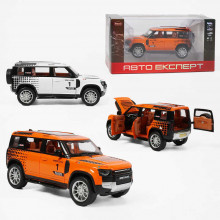 Джип RS-47621  2 кольори, 1:22, світло, звук, інерція, відчиняються двері, багажник та капот, в коро