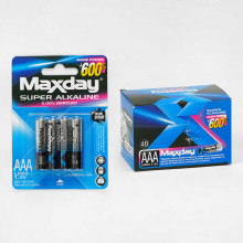 Батарейки “Maxday” C 57144 (Батарейки “Maxday” C 57144 (48 ШТУК В БЛОЦІ)  Alcaline, мініпальчикові, 