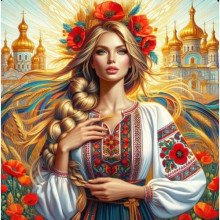 Алмазна мозаїка «Священна», 20*20см, на рамці, в кор. 21*21*2,5см,
