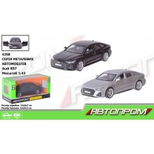 Машина метал АВТОПРОМ арт. 4358 (96шт/2) 1:43 Audi RS7, відчиняються двері, у кор. 14*6*7см