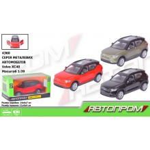 Машина метал АВТОПРОМ арт. 4360 (96шт/2) 1:39 Volvo XC40, відкр.двері, в кор. 14*6*7см
