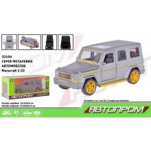 Машина мет. АВТОПРОМ арт. 32104 (36шт) 1:32, батар.,матово-сірий колір,світло, звук, відкр.двері, ка