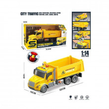 Спецтехніка JS -180 (36/2) світло, звук, інерція, механічний підіймач борту, масштаб 1:14, в коробці