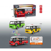 Автобус YM 9907 B підсвічування, звуки,інерція, відчиняються двері, гумові колеса, в коробці  19х8х8