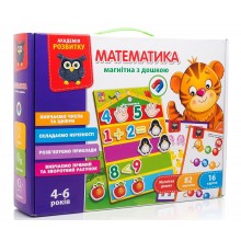 Математика з магнітною дошкою VT5412-02 (укр)