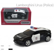 Модель джип LAMBORGHINI URUS 5'' KT5368WP Police метал.інерц.відкр.дв.кор./96/