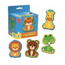 Гра розвиваюча Vladi Toys пазли магнітні 