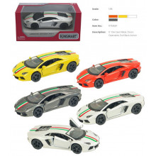 Модель легкова LAMBORGHINI AVENTADOR LP -700-4 5'' KT5355FW метал.інерц.відкр.дв.4кол.кор./96/