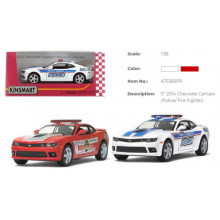 Модель легкова CHEVROLET CAMARO 5'' KT5383WPR Police/Fire Fighter метал.інерц.відкр.дв.2в.кор./96/