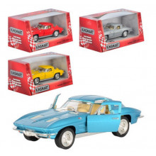Модель легкова CHEVROLET CORVETTE STING RAY (1963) 5'' KT5358W метал.інерц.відкр.дв.кор./96/