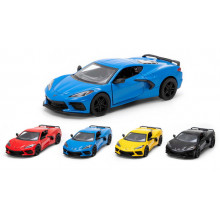 Модель легкова CORVETTE (2021)  5'' KT5432W метал.інерц.відкр.дв.4кол.кор./96/