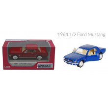 Модель легкова FORD MUSTANG 1/2 (1964) 5'' KT5351W метал.інерц.відкр.дв.4кол.кор./96/