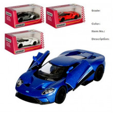 Модель легкова FORD GT 5'' KT5391W метал.інерц.відкр.дв.4кол.кор./96/
