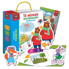 Гра розвиваюча Vladi Toys магнітна. Англійська. 12 місяців VT5411-10 (укр)