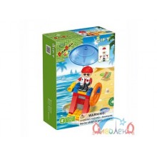 Конструктор BANBAO 8118 (160шт) спасательная вышка, фигурка, 21дет, в кор-ке, 9-13-3,5см